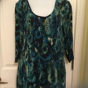 Miracle body by Miracle Suits 3/4 sleeves Top